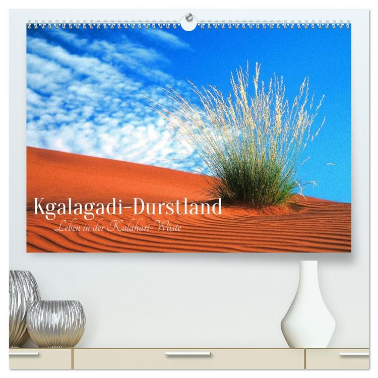 Produktbild: Kgalagadi-Durstland (hochwertiger Premium Wandkalender 2026 DIN A2 quer), Kunstdruck in Hochglanz