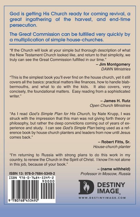 Produktbild: God's Simple Plan for His Church - And Your Place in It