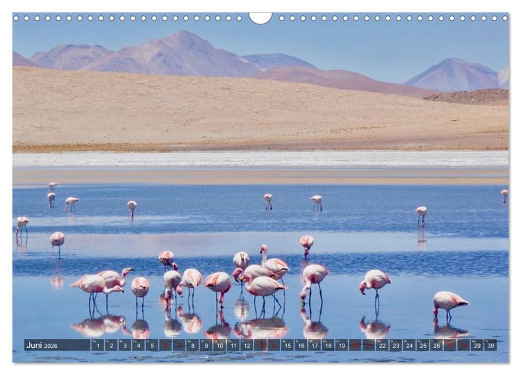 Produktbild: Peru Bolivien Chile (Wandkalender 2026 DIN A3 quer), CALVENDO Monatskalender