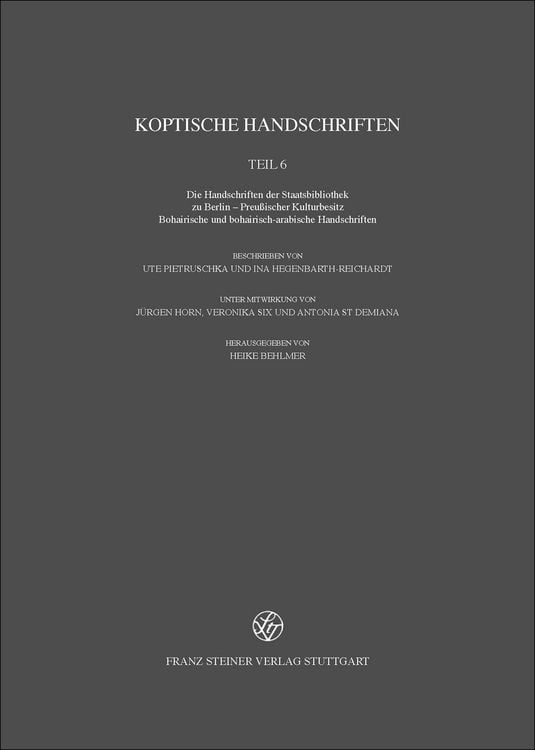 Produktbild: Koptische Handschriften