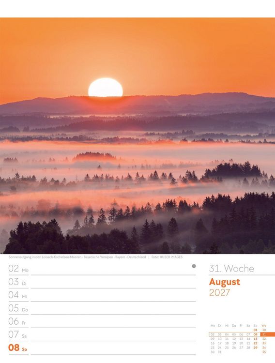 Produktbild: Faszination Alpenwelt Wochenplaner Kalender 2027