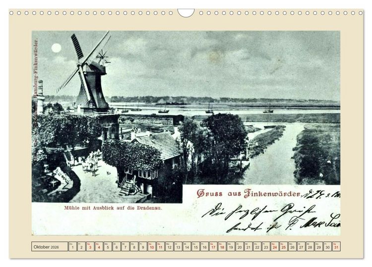 Produktbild: Gru&szlig; aus Finkenwerder (Wandkalender 2026 DIN A3 quer), CALVENDO Monatskalender