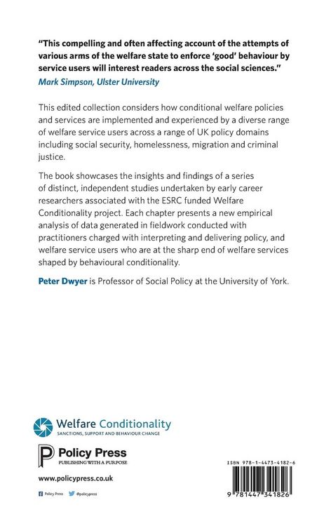 Produktbild: Dealing with welfare conditionality