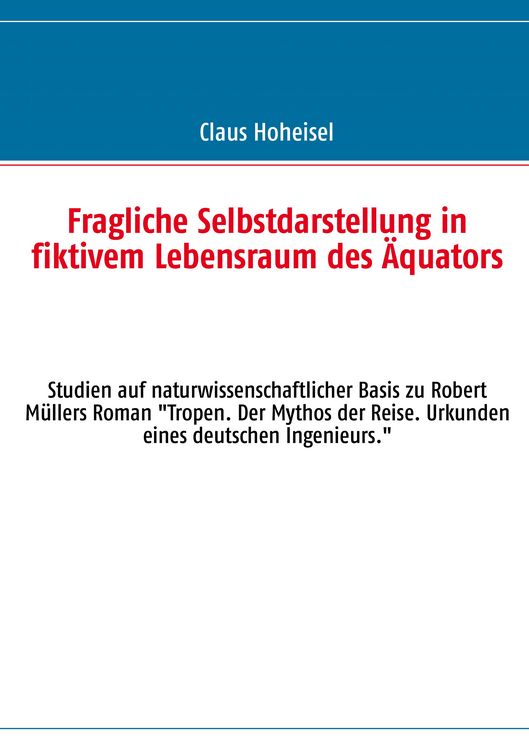 Produktbild: Fragliche Selbstdarstellung in fiktivem Lebensraum des &Auml;quators