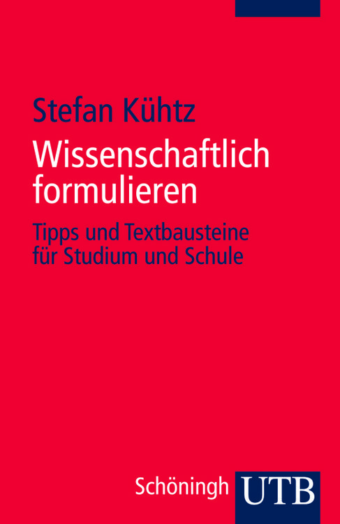 Produktbild: Wissenschaftlich formulieren