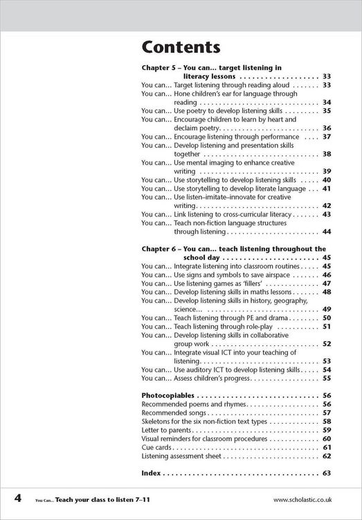 Produktbild: Teach your class to listen Ages 7-11