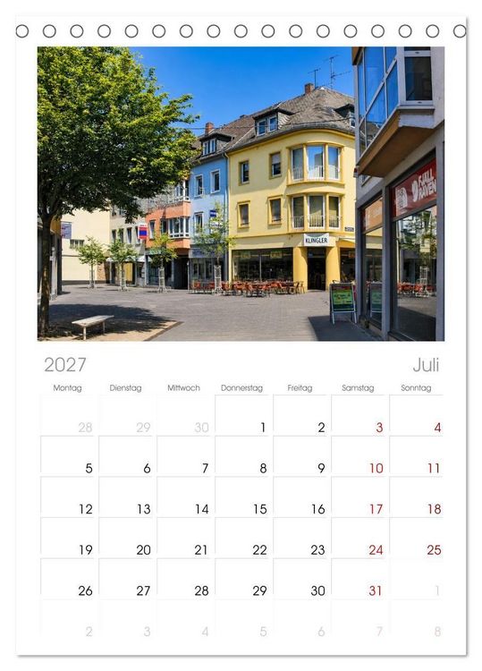 Produktbild: Tischplaner 2027 - Bingen - Idylle am Rhein (A5 Tischkalender zum Aufstellen) CALVENDO