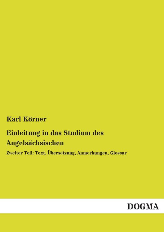 Produktbild: Einleitung in das Studium des Angels&auml;chsischen