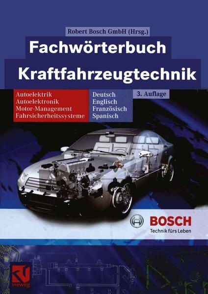 Produktbild: Fachw&ouml;rterbuch Kraftfahrzeugtechnik
