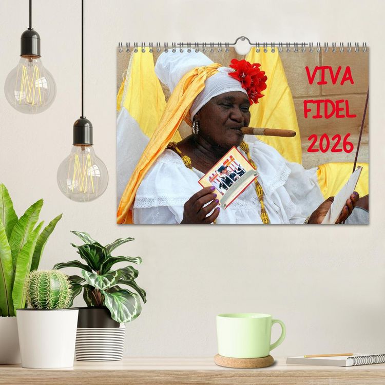 Produktbild: VIVA FIDEL 2026 (Wandkalender 2026 DIN A4 quer), CALVENDO Monatskalender