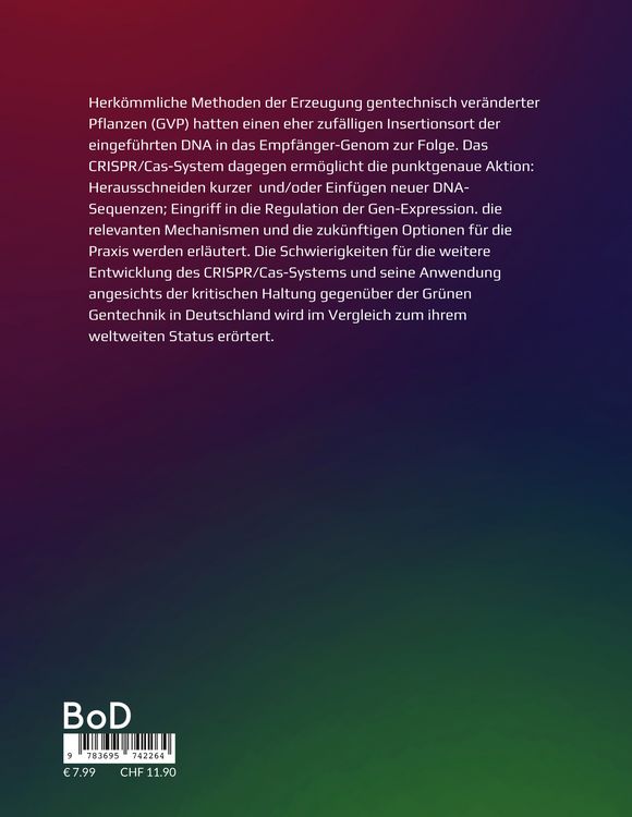 Produktbild: CRISPR/Cas: ein Quantensprung der Gentechnik! Na und ?