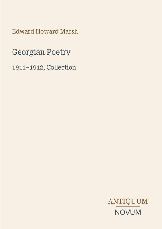 Produktbild: Georgian Poetry