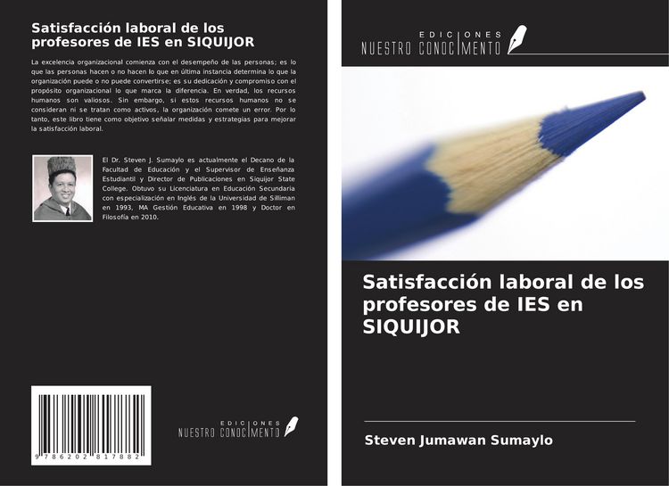 Produktbild: Satisfacci&oacute;n laboral de los profesores de IES en SIQUIJOR