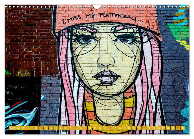 Produktbild: Street art K&ouml;ln Michael Jaster (Wandkalender 2026 DIN A3 quer), CALVENDO Monatskalender