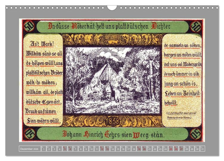 Produktbild: Gru&szlig; aus Itzehoe (Wandkalender 2026 DIN A3 quer), CALVENDO Monatskalender