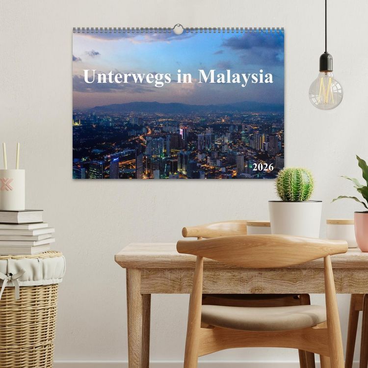 Produktbild: Unterwegs in Malaysia (Wandkalender 2026 DIN A3 quer), CALVENDO Monatskalender