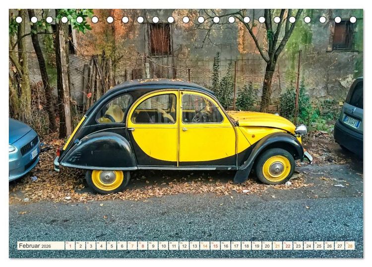 Produktbild: Citro&euml;n 2CV - geliebte Ente (Tischkalender 2026 DIN A5 quer), CALVENDO Monatskalender
