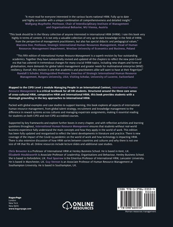 Produktbild: International Human Resource Management
