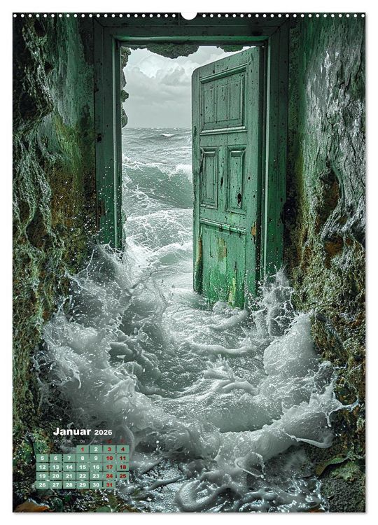 Produktbild: Surrealismus (hochwertiger Premium Wandkalender 2026 DIN A2 hoch), Kunstdruck in Hochglanz