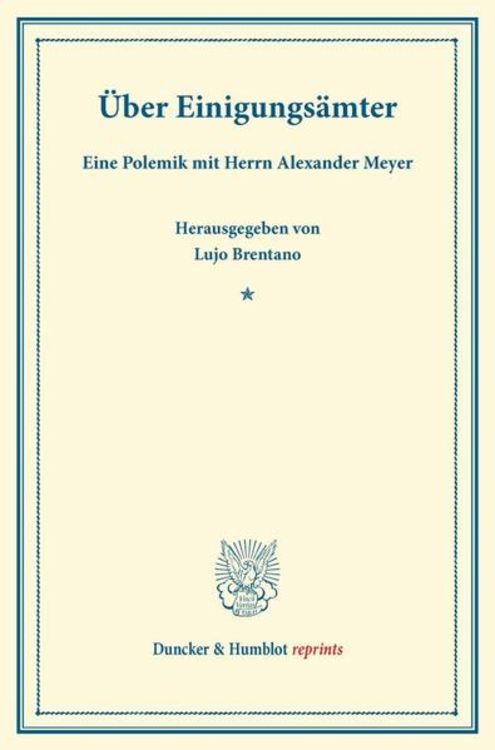 Produktbild: &Uuml;ber Einigungs&auml;mter.