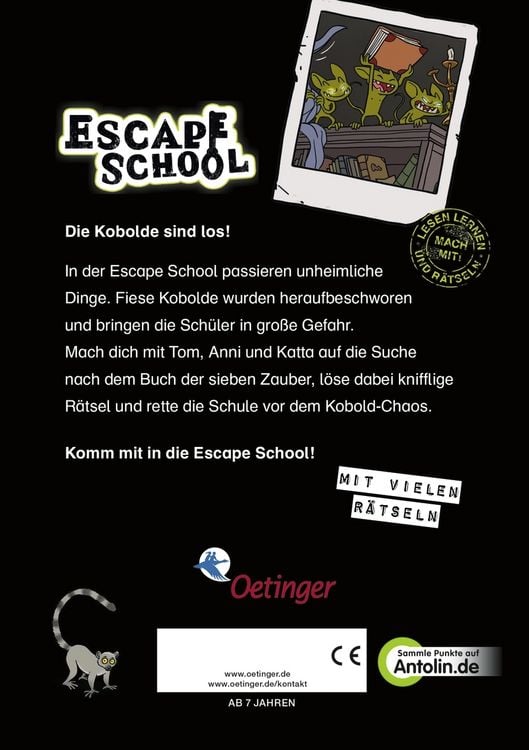 Produktbild: Escape School 1. Das Zauberbuch