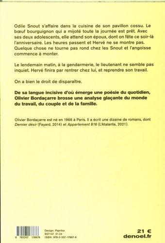 Produktbild: La disparition d'Herv&eacute; Snout
