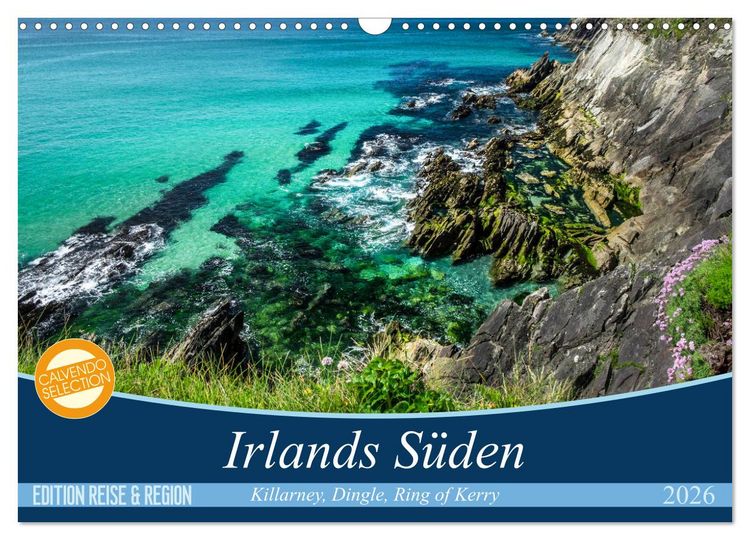 Produktbild: Irlands fanzinierender S&uuml;den (Wandkalender 2026 DIN A3 quer), CALVENDO Monatskalender