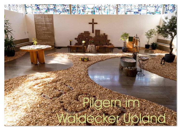 Produktbild: Pilgern im Waldecker Upland (Wandkalender 2026 DIN A3 quer), CALVENDO Monatskalender