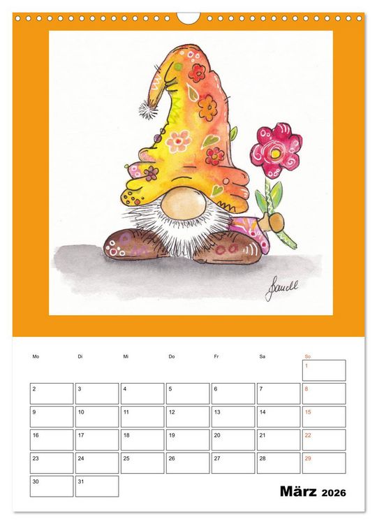 Produktbild: WichtelParade (Wandkalender 2026 DIN A3 hoch), CALVENDO Monatskalender