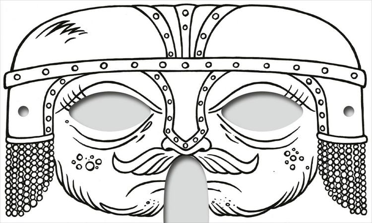 Produktbild: Abenteuer-Masken zum Ausmalen