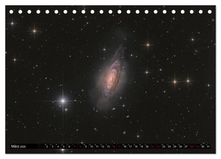 Produktbild: Deep-Sky Fotografie (Tischkalender 2026 DIN A5 quer), CALVENDO Monatskalender