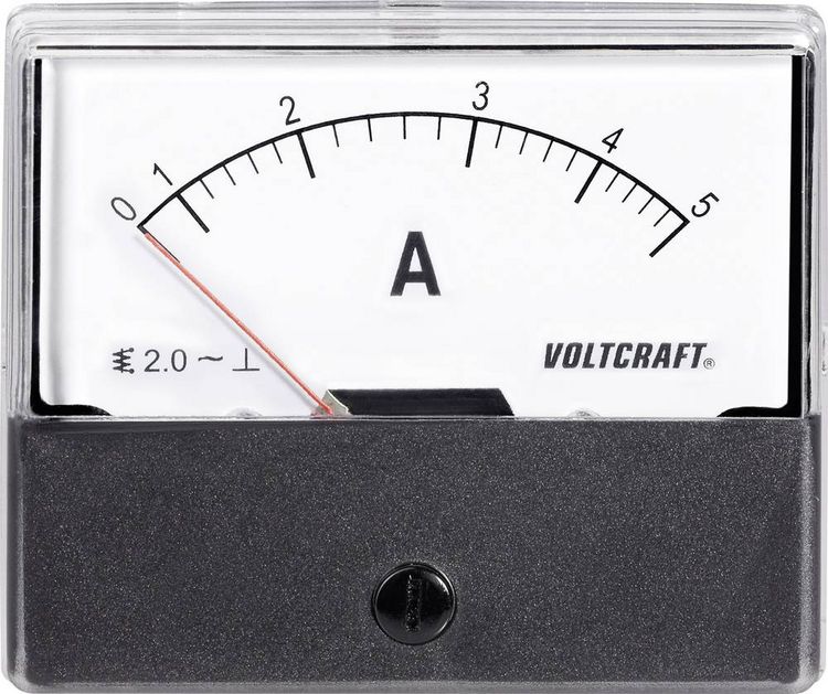 Produktbild: VOLTCRAFT AM-70X60/5A AM-70X60/5A Einbau-Messger&auml;t AM-70X60/5A 5A Dreheisen