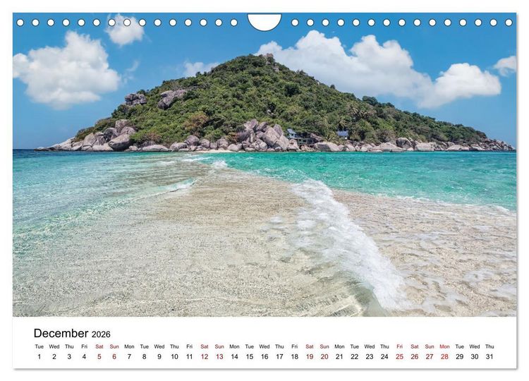 Produktbild: Destination Thailand (Wall Calendar 2026 DIN A4 landscape), CALVENDO 12 Month Wall Calendar