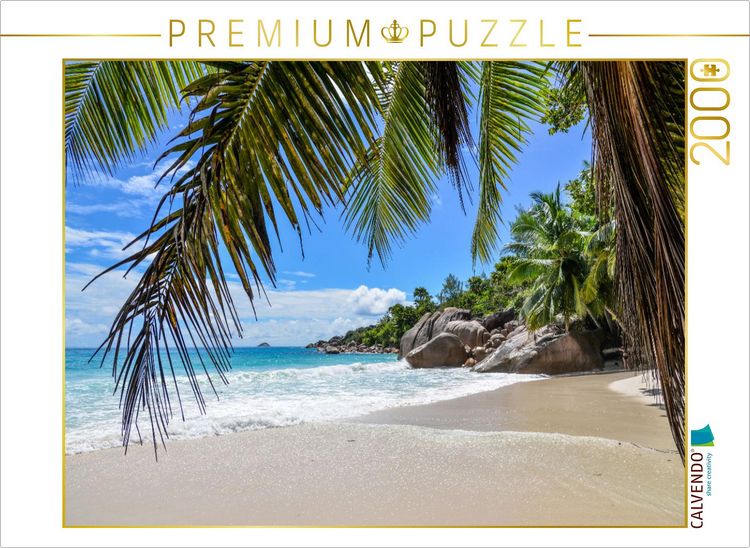 Produktbild: CALVENDO Puzzle Anse Lazio auf Praslin | 2000 Teile Lege-Gr&ouml;&szlig;e 90x67cm Foto-Puzzle f&uuml;r gl&uuml;ckliche Stunden