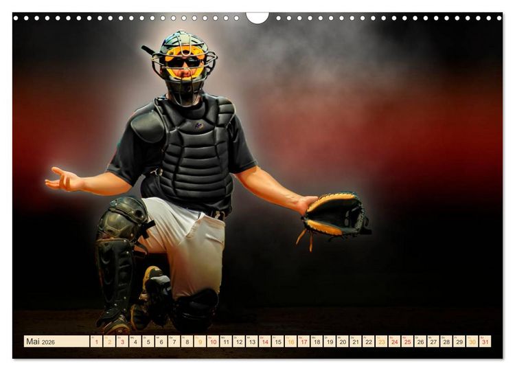Produktbild: Baseball - Fight (Wandkalender 2026 DIN A3 quer), CALVENDO Monatskalender
