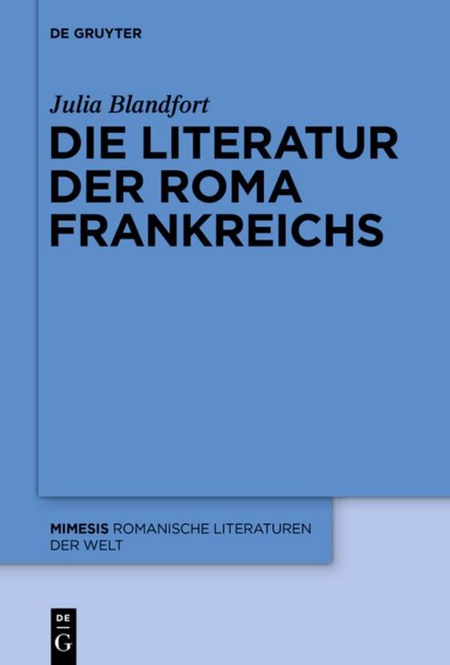 Produktbild: Die Literatur der Roma Frankreichs