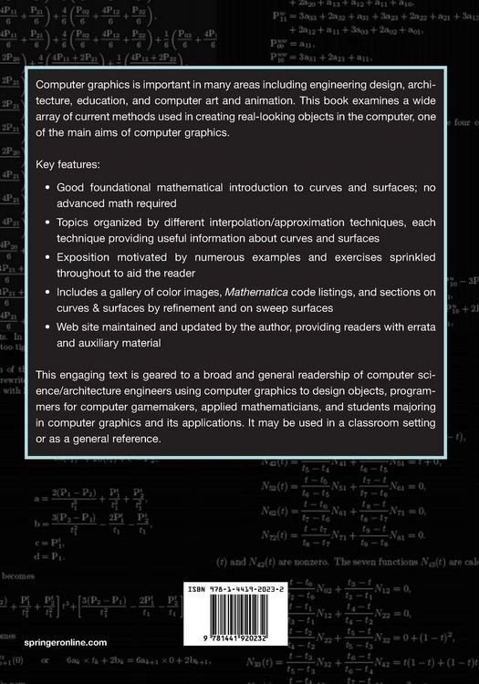 Produktbild: Curves and Surfaces for Computer Graphics
