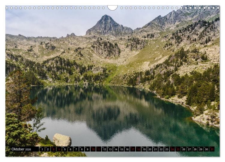 Produktbild: Zauber der Pyren&auml;en - Wandern in den &ouml;stlichen Pyren&auml;en (Wandkalender 2026 DIN A3 quer), CALVENDO Monatskalender