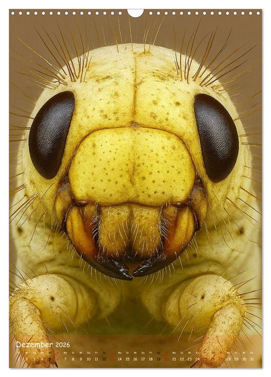 Produktbild: Makromonster - Sch&ouml;nheit im Detail (Wandkalender 2026 DIN A3 hoch), CALVENDO Monatskalender