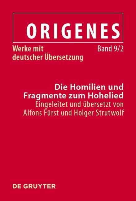 Produktbild: Die Homilien und Fragmente zum Hohelied