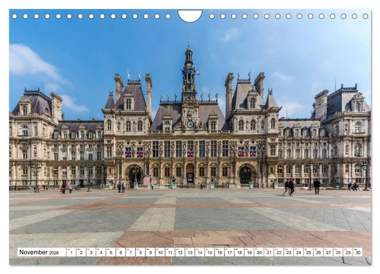 Produktbild: PARIS Franz&ouml;sisches Flair und Historie (Wandkalender 2026 DIN A4 quer), CALVENDO Monatskalender