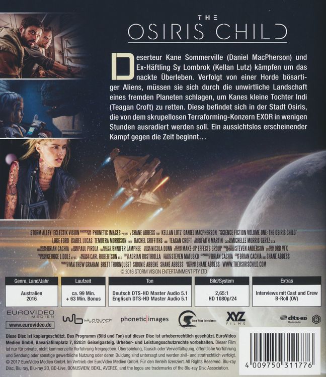 Produktbild: The Osiris Child - Science Fiction Vol. One