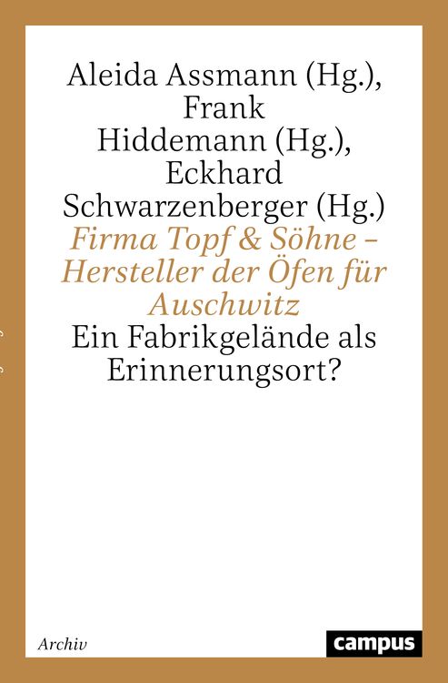 Produktbild: Firma Topf & S&ouml;hne &ndash; Hersteller der &Ouml;fen f&uuml;r Auschwitz