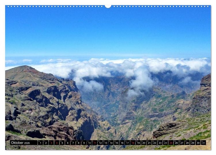 Produktbild: Madeira Magische Vulkaninsel (Wandkalender 2026 DIN A2 quer), CALVENDO Monatskalender