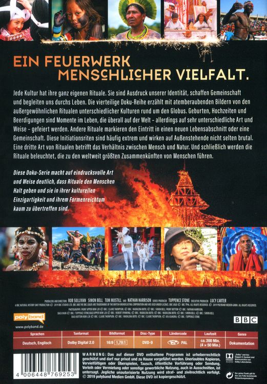 Produktbild: Rituale - Emotionale Geschichten von Menschen, ihren Zeremonien und Br&auml;uchen