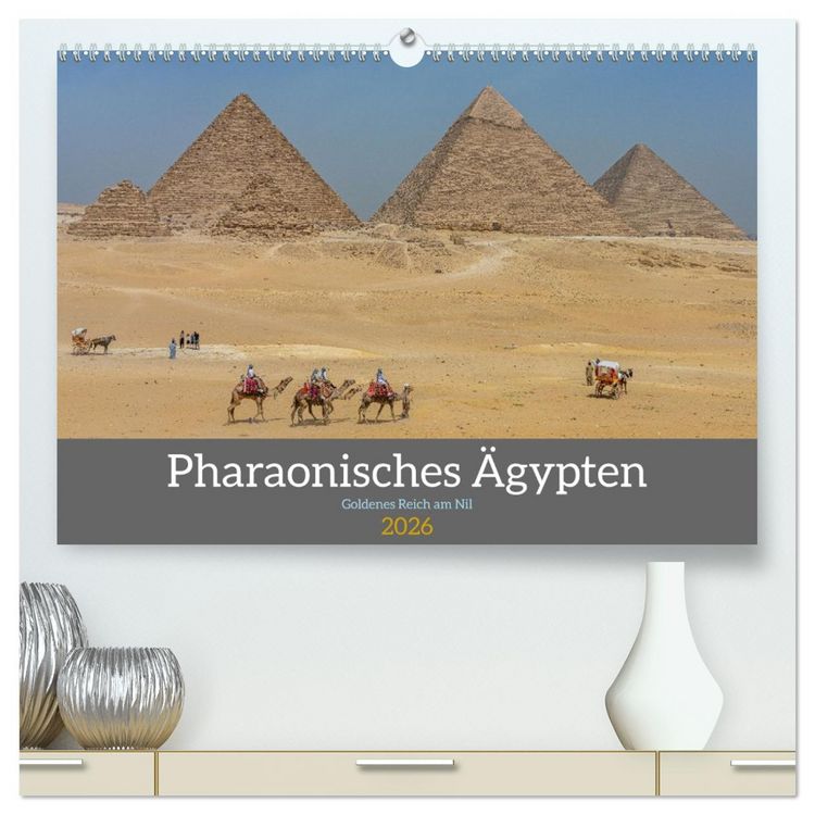 Produktbild: Pharaonisches &Auml;gypten (hochwertiger Premium Wandkalender 2026 DIN A2 quer), Kunstdruck in Hochglanz