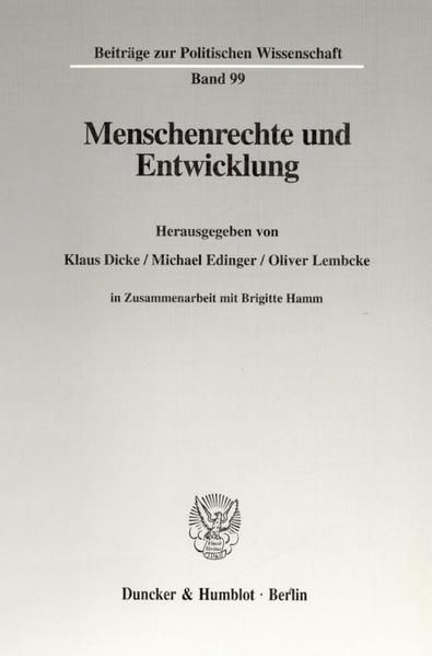 Produktbild: Menschenrechte und Entwicklung.