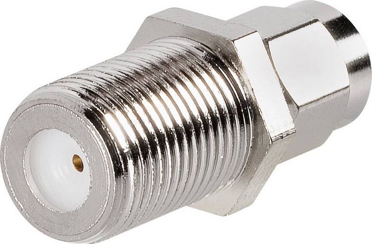 Produktbild: BKL Electronic 0409095 0409095 SMA-Adapter SMA-Stecker - F-Buchse 1St.