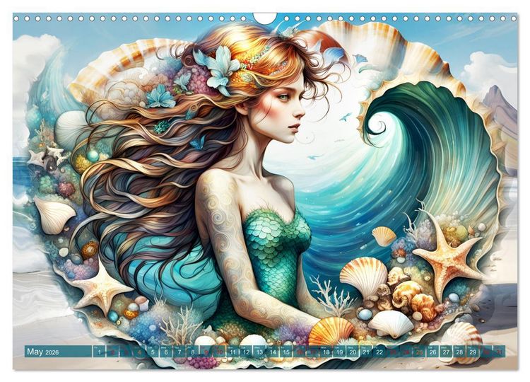 Produktbild: Conch queens (Wall Calendar 2026 DIN A3 landscape), CALVENDO 12 Month Wall Calendar