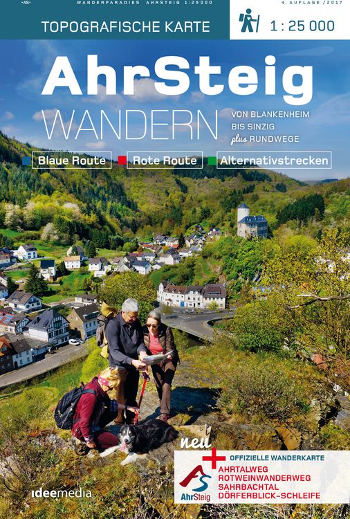 Produktbild: AhrSteig Wandern - Topografische Wanderkarte 1 : 25 000